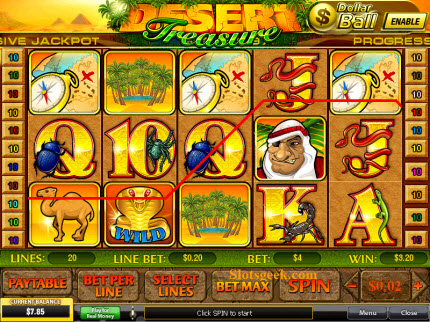 Desert Treasure Slots Online