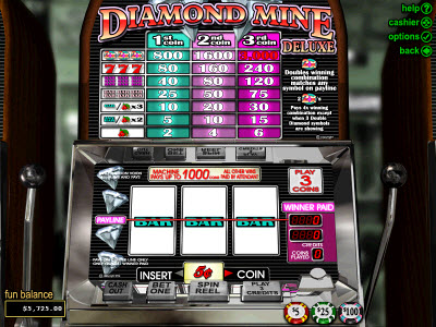 Diamond Mine Deluxe Slots