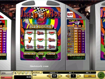 Play Jack in the Box Slots Free