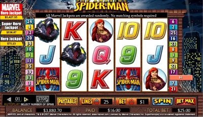 Spiderman Slots