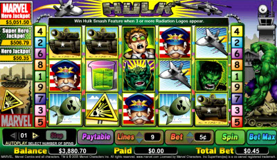 The Incredible Hulk Slots