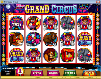 The Grand Circus Slots