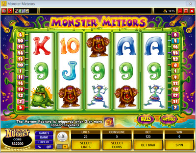 Monster Meteors Slots