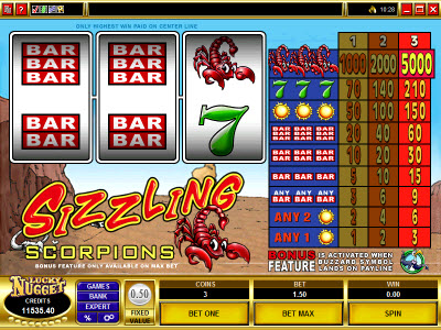 Sizzling Scorpions Slots