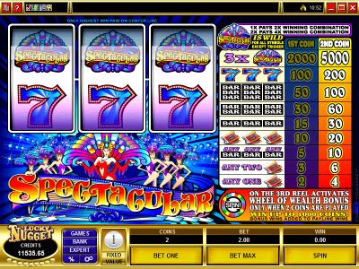 Spectacular Wheel of Wealth Slots