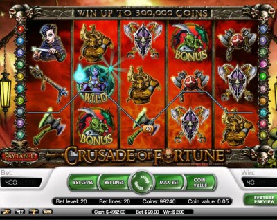 Crusade of Fortune Slots Free