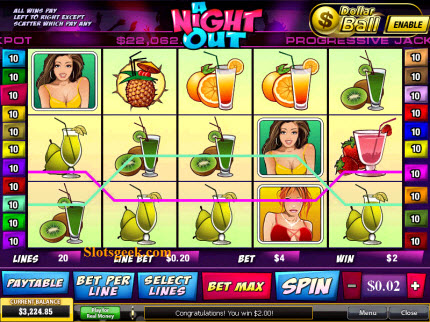 a night out slots