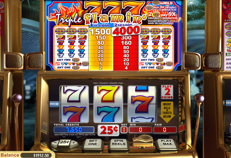 Triple Flaming 777