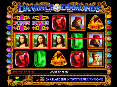 DaVincis Diamonds Slots